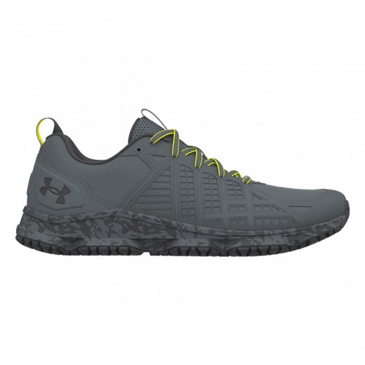 Męskie buty trekkingowe Under Armour UA Micro G Strikefast - szare ze sklepu Sportstylestory.com w kategorii Buty trekkingowe męskie - zdjęcie 175535091