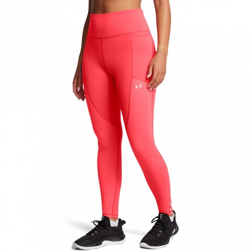 Damskie legginsy treningowe Under Armour UA Vanish Cold Weather Leggings - czerwone ze sklepu Sportstylestory.com w kategorii Spodnie damskie - zdjęcie 175535142