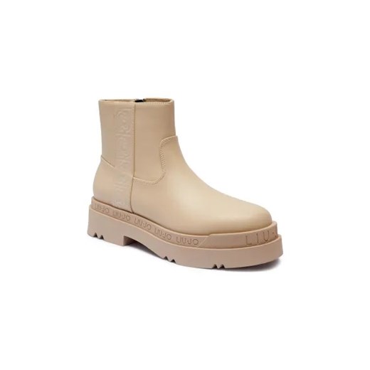 Liu Jo Skórzane botki LOVE 52 ze sklepu Gomez Fashion Store w kategorii Botki - zdjęcie 175538383