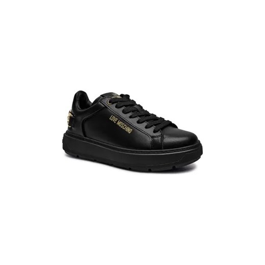Love Moschino Skórzane sneakersy ze sklepu Gomez Fashion Store w kategorii Buty sportowe damskie - zdjęcie 175538444