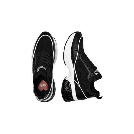 Buty sportowe damskie Love Moschino sneakersy z tworzywa sztucznego