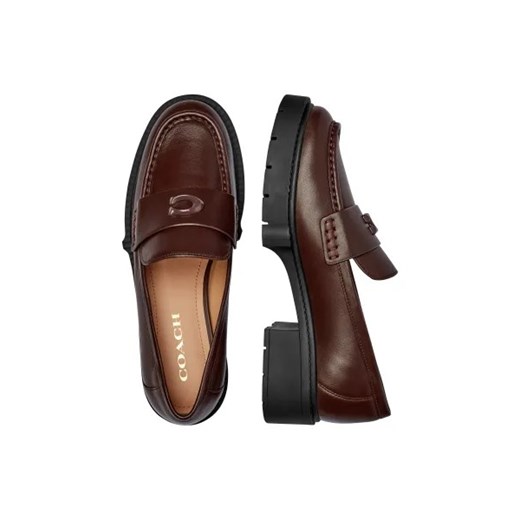 Coach Skórzane loafersy LEAH Coach 38 Gomez Fashion Store