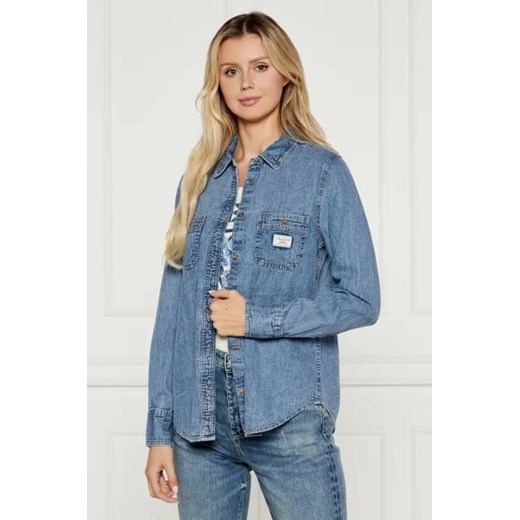 Guess Jeans Jeansowa koszula | Classic fit ze sklepu Gomez Fashion Store w kategorii Koszule damskie - zdjęcie 175538570
