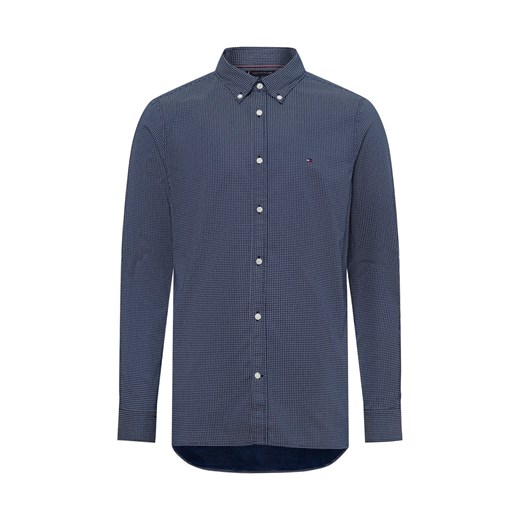 Tommy Hilfiger Koszula męska Mężczyźni Slim Fit Bawełna granatowy wzorzysty ze sklepu vangraaf w kategorii Koszule męskie - zdjęcie 175539742