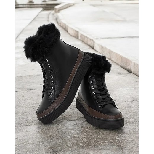 Royalfashion Damskie wysokie botki Rogeri Royalfashion.pl 38 royalfashion.pl promocyjna cena