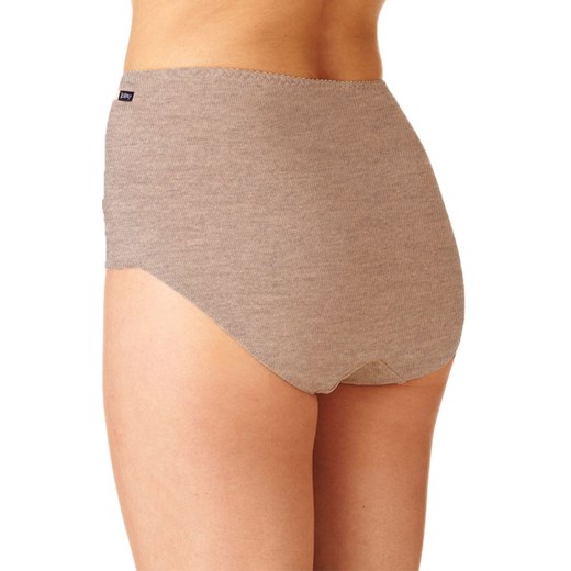 2-pack majtki z podwyższonym stanem cappuccino LPF 110, Kolor cappuccino, Rozmiar S, Key ze sklepu Primodo w kategorii Majtki damskie - zdjęcie 175545971