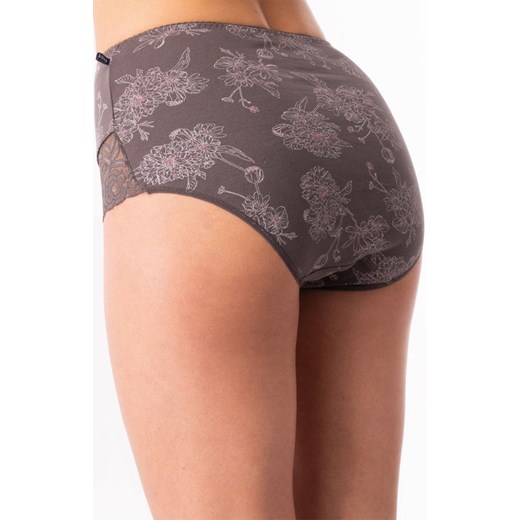 2-pack figi damskie z wysokim stanem LPF 816, Kolor brązowy-wzór, Rozmiar S, Key Key XL Primodo