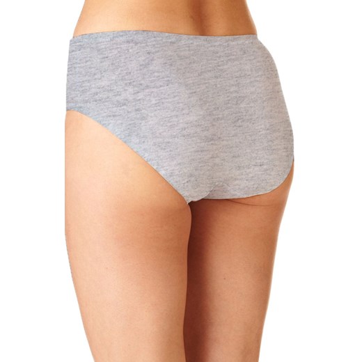 2-pack klasyczne figi damskie szare LPC 010, Kolor szary, Rozmiar M, Key ze sklepu Intymna w kategorii Majtki damskie - zdjęcie 175546324
