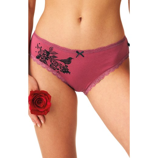 2-pack majtki damskie midi w kolorowe listki LPC 785, Kolor multicolour, Rozmiar S, Key ze sklepu Intymna w kategorii Majtki damskie - zdjęcie 175546350