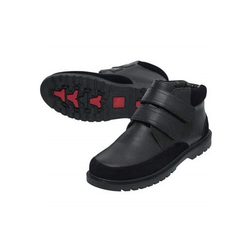 Skórzane, półwysokie buty ze sklepu Atlas For Men w kategorii Buty zimowe męskie - zdjęcie 175547070