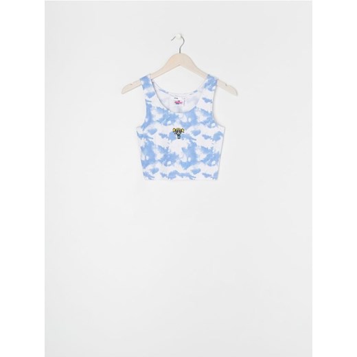 Sinsay - Crop top tie dye Atomówki - niebieski Sinsay M okazja Sinsay