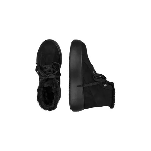 Buty sportowe damskie Twinset sneakersy czarne sznurowane