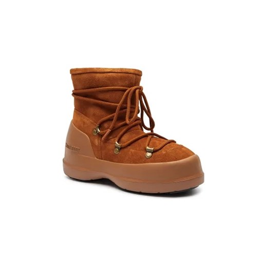 Moon Boot śniegowce damskie tkaninowe casual sznurowane 