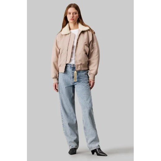 CALVIN KLEIN JEANS Satynowa kurtka | Loose fit M Gomez Fashion Store
