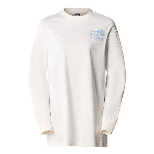 Koszulka The North Face Nature LS 0A87DZQLI1 - biała ze sklepu streetstyle24.pl w kategorii Bluzki damskie - zdjęcie 175555410