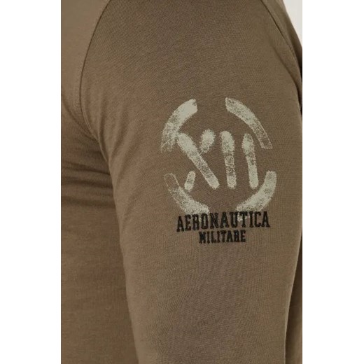 T-shirt męski Aeronautica Militare z długim rękawem