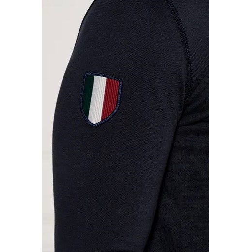 Aeronautica Militare t-shirt męski czarny casual z napisami
