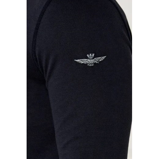 T-shirt męski Aeronautica Militare z długim rękawem