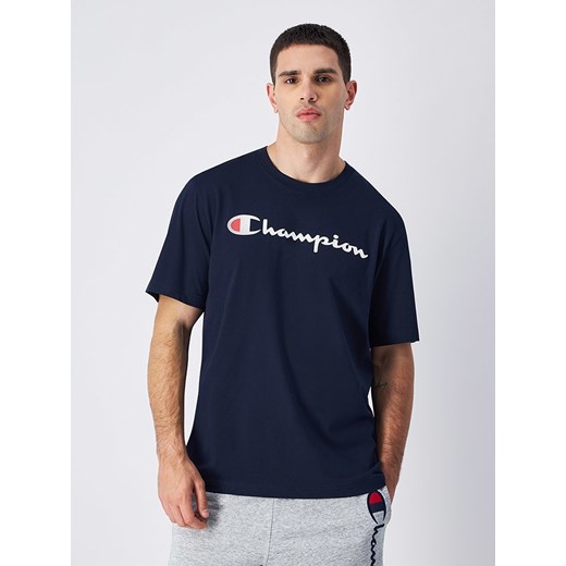 Champion t-shirt męski niebieski