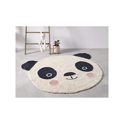 little nice things Dywan bawełniany &quot;Panda&quot; w kolorze biało-czarnym - Little Nice Things onesize promocja Limango Polska