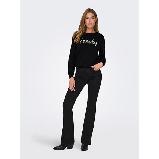 ONLY Bluza w kolorze czarnym ze sklepu Limango Polska w kategorii Bluzy damskie - zdjęcie 175559151