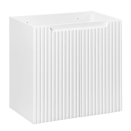 Biała szafka łazienkowa pod umywalkę - Dafo 10X 60 cm ze sklepu Edinos.pl w kategorii Szafki i regały łazienkowe - zdjęcie 175561093