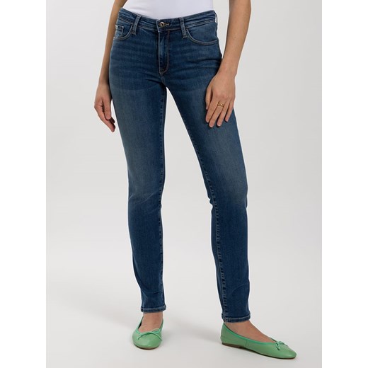 Cross Jeans Dżinsy - Slim fit - w kolorze granatowym ze sklepu Limango Polska w kategorii Jeansy damskie - zdjęcie 175565413