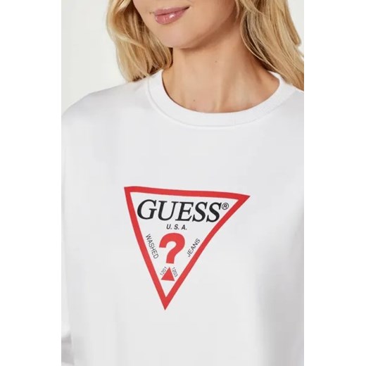 Bluza damska Guess jesienna bawełniana
