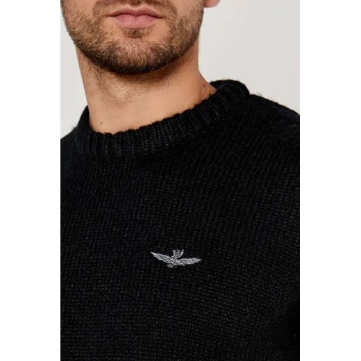 Aeronautica Militare Wełniany sweter | Regular Fit Aeronautica Militare L Gomez Fashion Store