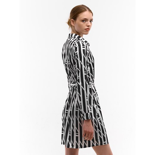 Sukienka Gate koszulowa z paskami casualowa 