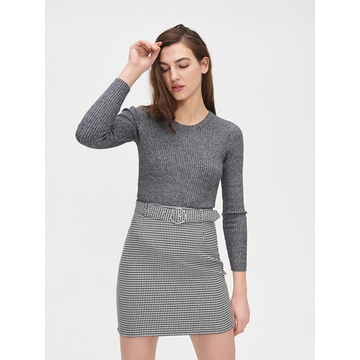 Cropp - Sweter w prążki - jasny szary Cropp XS promocja Cropp