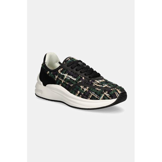 Emporio Armani sneakersy kolor zielony X3X216 XR221 Q987 ze sklepu ANSWEAR.com w kategorii Buty sportowe damskie - zdjęcie 175572013