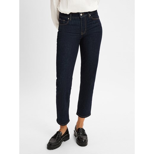 Tommy Hilfiger Dżinsy - Classic Straight Kobiety Bawełna rinsed jednolity ze sklepu vangraaf w kategorii Jeansy damskie - zdjęcie 175572764
