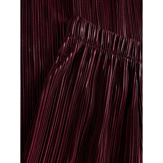 Reserved - Plisowane spodnie wide leg - kasztanowy Reserved M Reserved