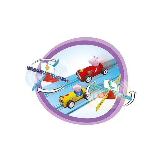 Carrera Tor wyścigowy &quot;CARRERA FIRST - Peppa Pig - Kids GranPrix&quot; - 3+ Carrera onesize Limango Polska wyprzedaż