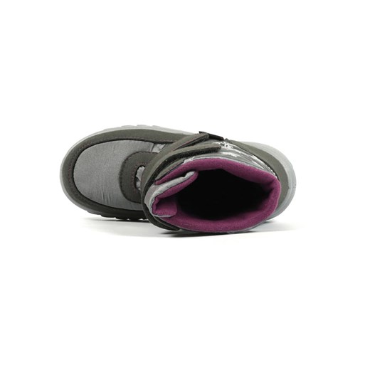 Buty zimowe dziecięce Richter kozaki szare z tkaniny na jesień 