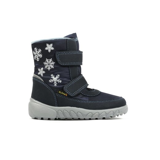 Richter Shoes Kozaki zimowe &quot;Husky&quot; w kolorze granatowym ze sklepu Limango Polska w kategorii Buty zimowe dziecięce - zdjęcie 175576854