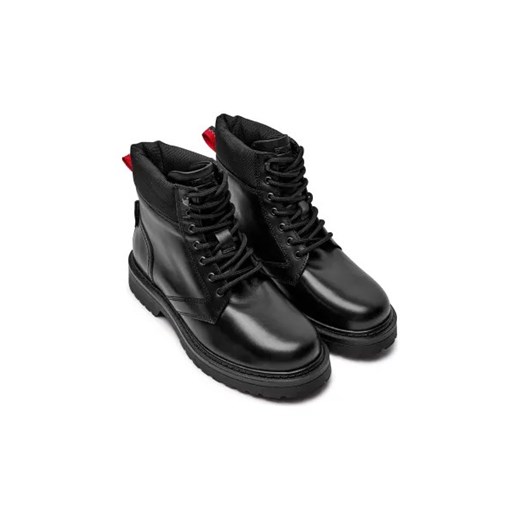 Tommy Jeans Skórzane trapery TJM LACE UP BOOT Tommy Jeans 43 promocyjna cena Gomez Fashion Store