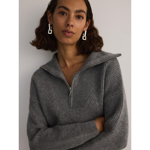 Sweter damski Reserved z golfem