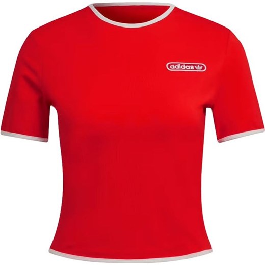 Koszulka, crop top damski Binding Details Adidas ze sklepu SPORT-SHOP.pl w kategorii Bluzki damskie - zdjęcie 175580730