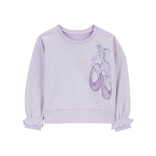 carter&apos;s Bluza w kolorze fioletowym ze sklepu Limango Polska w kategorii Bluzy dziewczęce - zdjęcie 175581263