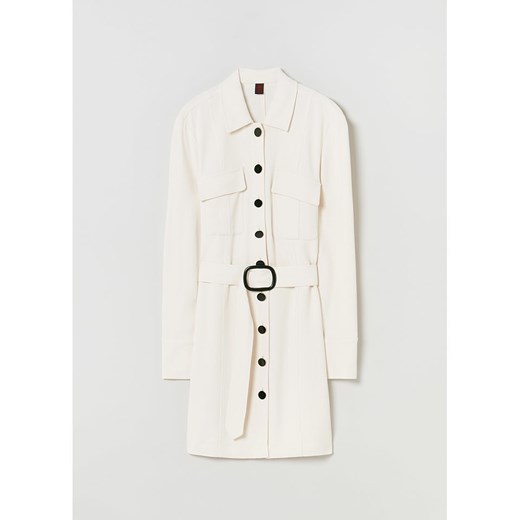 Sukienka Stefanel z długimi rękawami mini casual koszulowa 