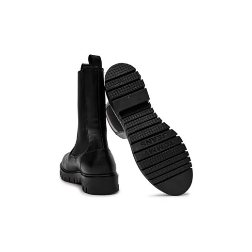 Tommy Jeans Skórzane sztyblety Tommy Jeans 36 promocyjna cena Gomez Fashion Store