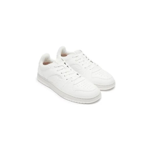 Buty sportowe męskie Hugo Boss białe z tworzywa sztucznego