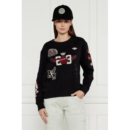 Aeronautica Militare Bluza | Regular Fit ze sklepu Gomez Fashion Store w kategorii Bluzy damskie - zdjęcie 175590384