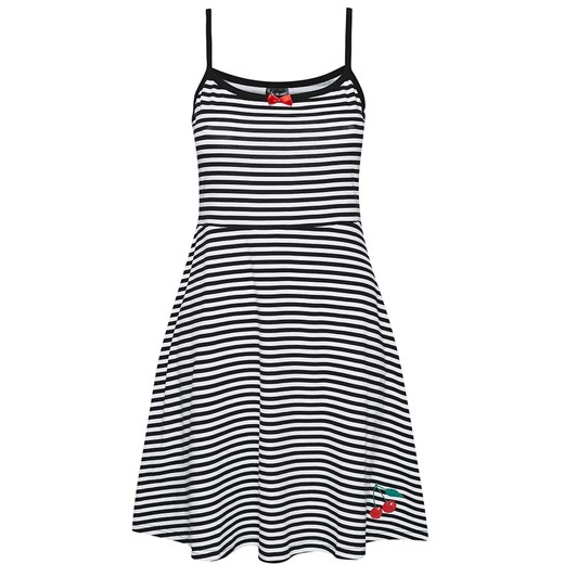 Pussy Deluxe Sukienka &quot;Stripey Classic&quot; w kolorze czarno-białym ze sklepu Limango Polska w kategorii Sukienki - zdjęcie 175590562