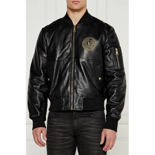 Versace Jeans Couture Skórzana kurtka | Regular Fit 50 Gomez Fashion Store