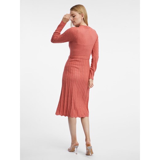 orsay Sukienka dzianinowa w kolorze koralowym S wyprzedaż Limango Polska