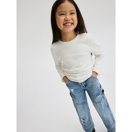 Reserved - Jeansy straight - niebieski Reserved 152 (11 lat) Reserved