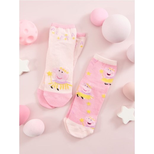 Sinsay - Skarpetki Świnka Peppa 2 pack - wielobarwny ze sklepu Sinsay w kategorii Skarpetki dziecięce - zdjęcie 175594422